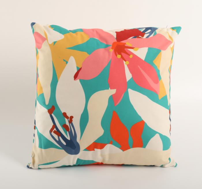 Digital printing Floral Cushion